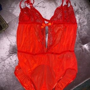 Sexy Red Bodysuit